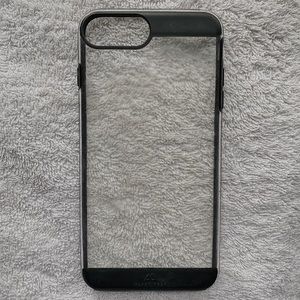 Black Rock - clear iphone 8 plus case
